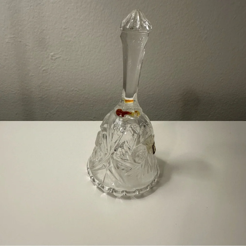Crystal Zajecar 24 Percent Lead Vintage Crystal Hand Bell